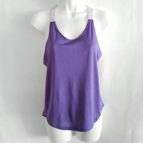 NIKE Elastika Dr-Fit "Just do It" Tank Top Workout - Picture 1 of 6